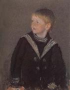 Mary Cassatt Boy wearing the mariner clothes France oil painting artist